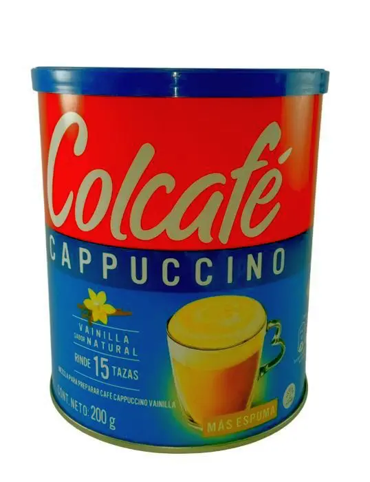 [8322-UND] CAFE CAPPUCCINO VAINILLA COLCAFE 200 G UND