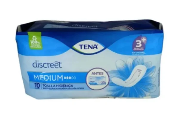 [3440-UND] TOALL HIGIE DISCREET TENA 10 U UND
