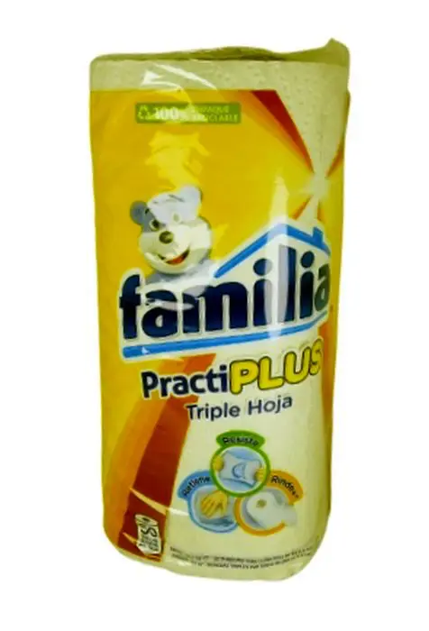 [8208-UND] TOALL COCINA FAMILIA PRACTIPLUS TRIP 50U UND