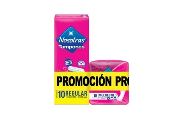 [8650-UND] PROTECTORES NOSOTRAS 15+TAMPONES 1 UND