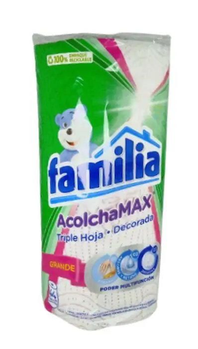[524-UND] TOALLAS COCINA FAMILIA ACOLCHAMAX  X 4 UND