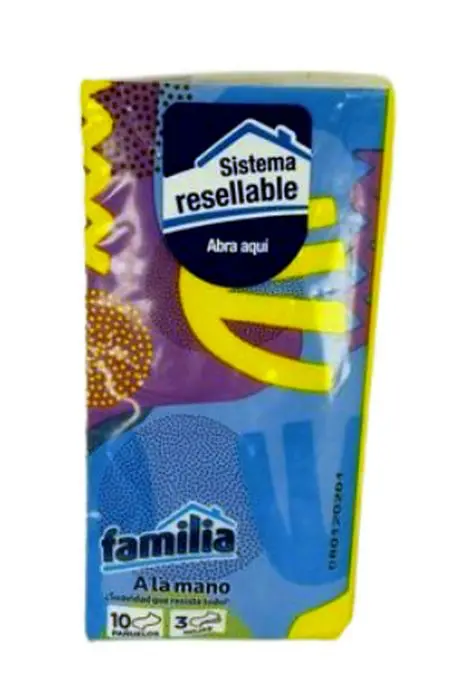 [3047-UND] PANUELOS FAMILIA TRIPE HOJA 10 X U UND