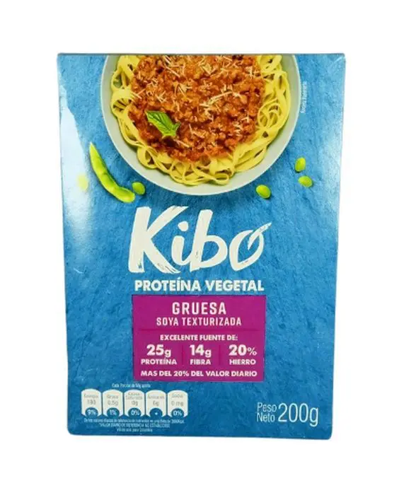 PROTEINA VEGETAL KIBO 200 GR UND