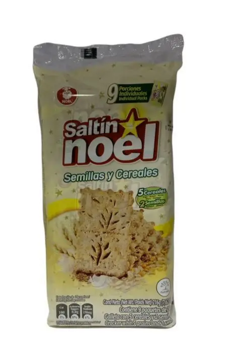 [3883-UND] GALLETA SEMILLAS CEREALES SALTIN NOEL216 UND