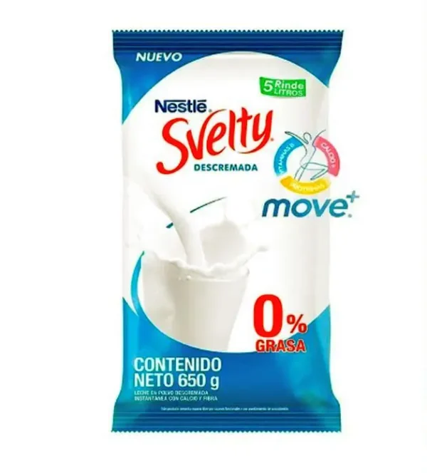 [9647-UND] LECHE POLVO SVELTY MOVE NESTLE 650 G UND