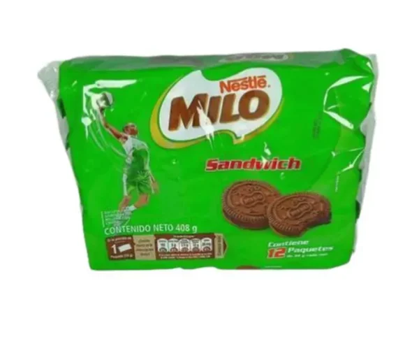 [2486-UND] GALLETA MILO SANDWICH 408 GR UND