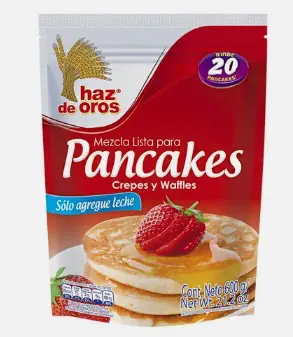 [3733-UND] MEZCLA PANKAKES HAZ DE OROS 600 GR UND