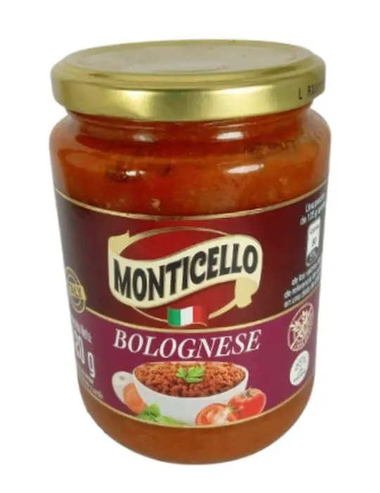 [2754-UND] SALSA BOLOGNESE MONTICELLO 420 GR UND
