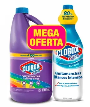 [12505-UND] QUITAMANCHAS CLOROX COLOR+BLANCOS 2730ML UND