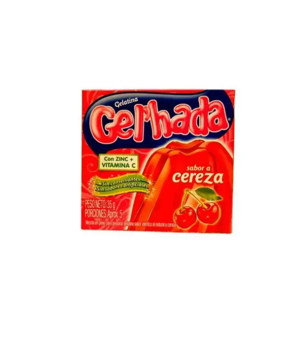 [10410-UND] GELATINA GELHADA CEREZA 35 G UND