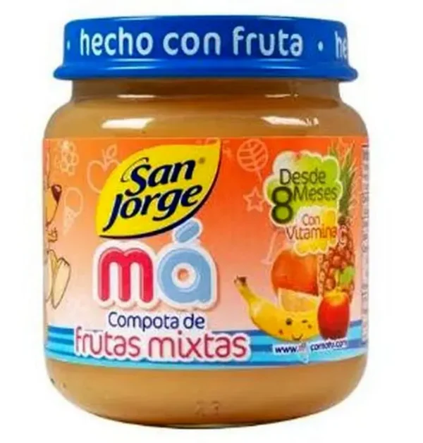 COMPOTA SAN JORGE MIX FRUTAS 113 GR UND