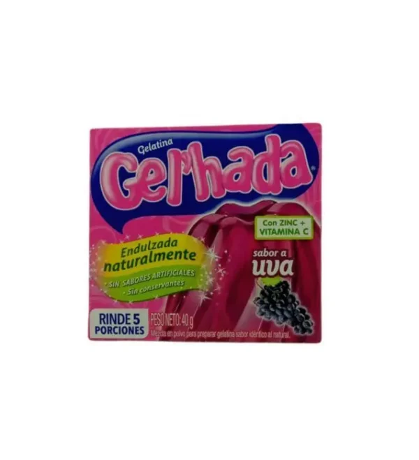 GELATINA GELHADA UVA 40 G UND