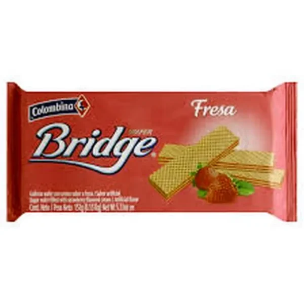 [9877-UND] GALLETA WAFER BRIDGE FRESA 71 G UND