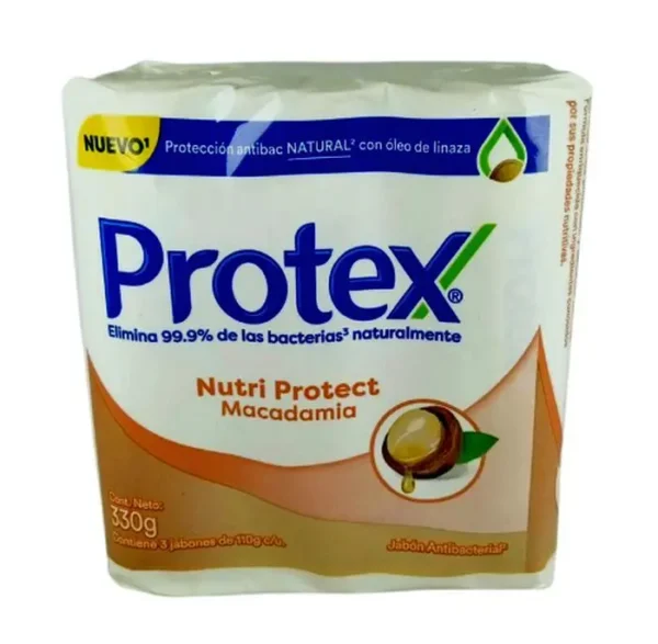 [11435-3UN] JABON PROTEX MACADAMIA 110 G 3 UND