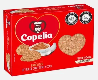 [5543-UND] PANELITAS COPELIA DULCE LECHE COCO 240 G UND