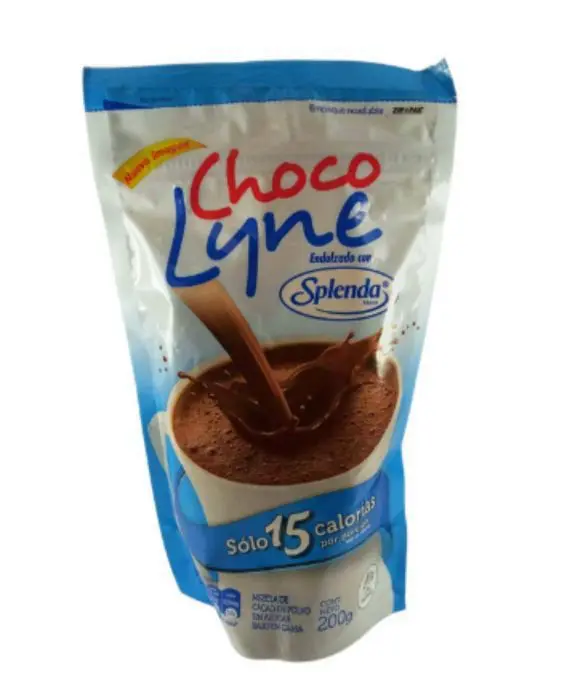 CHOCOLATE LYNE CLASICO CON SPLENDA 200 G UND