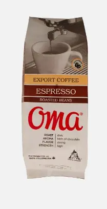 CAFE OMA ESPRESO EN GRANO 500 G UND