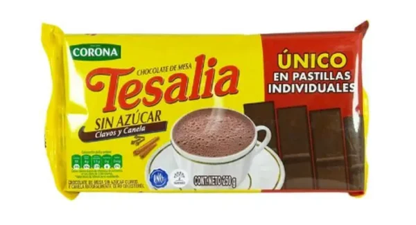 [3564-UND] CHOCOLATE TESALIA 250 GR UND