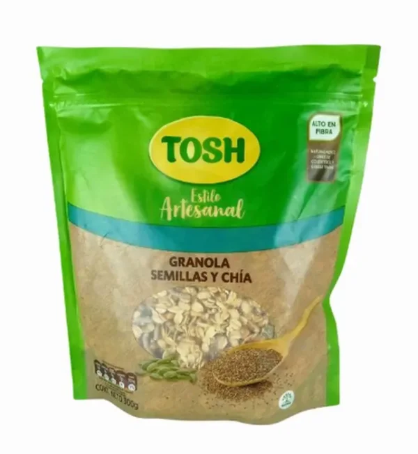 [8380-UND] GRANOLA TOSH AVENA Y PASAS ARTESANAL 300 UND