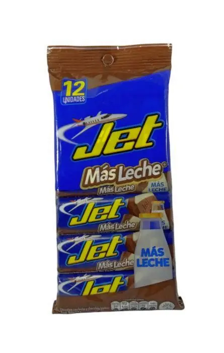 [12977-UND] CHOCOLATINA JET MAS LECHE 12G 12 U UND
