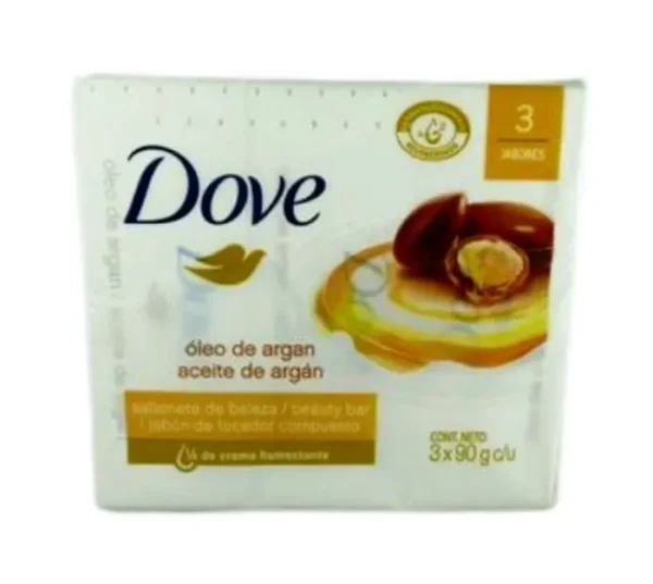 JABON DOVE ACEITE DE ARGAN 90 G 3 UND