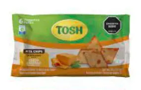 PASABO PITA CHIPS TOSH QUESO 26G 6 U UND