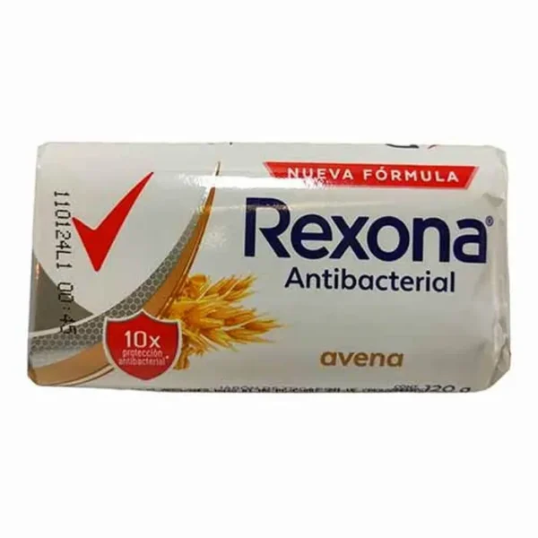 JABON REXONA ANTIBACTERIAL AVENA 120 G UND