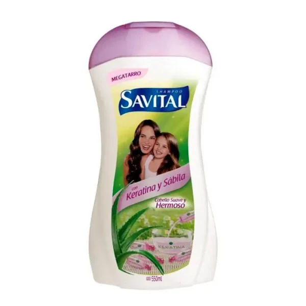 [11238-UND] SHAMPOO SAVITAL KERATINA 550 ML UND