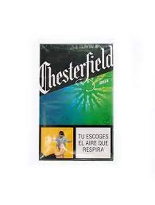 CIGARRILLO CHESTERFIELD GREEN CJ 20 U UND