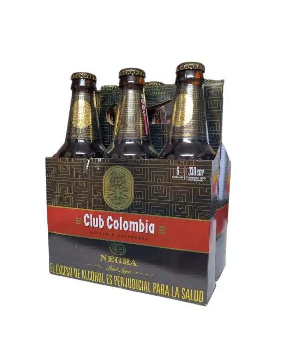 CERVEZA CLUB COLOMBIA NEGRA BTLL 330 ML 6 UND