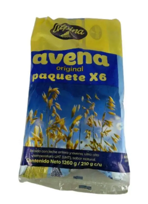 [12683-UND] AVENA LIQ ALPINA ORIGINAL BOLSA 200ML 6U UND