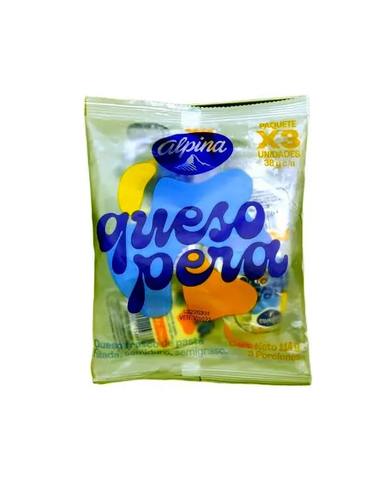 [10463-UND] QUESO PERA ALPINA PQ X 3 UN 38 G UND