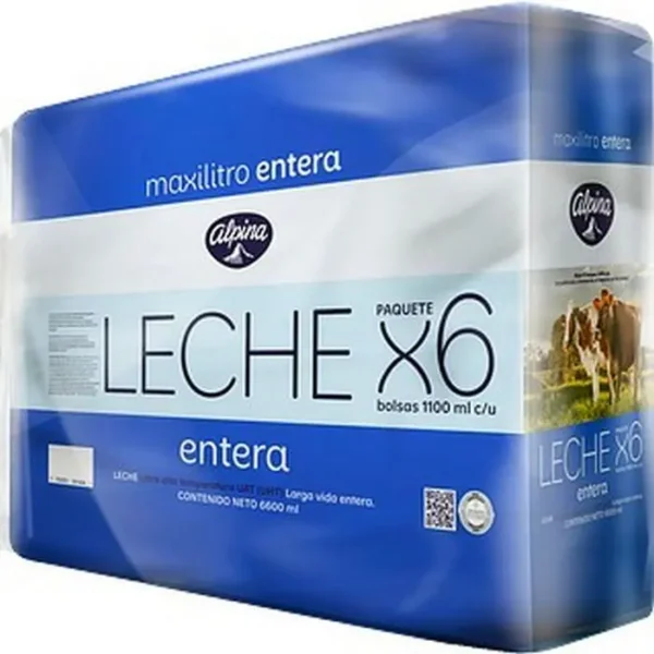 [7863-6UN] LECHE ENTERA ALPINA 1.3 ML 6 UND
