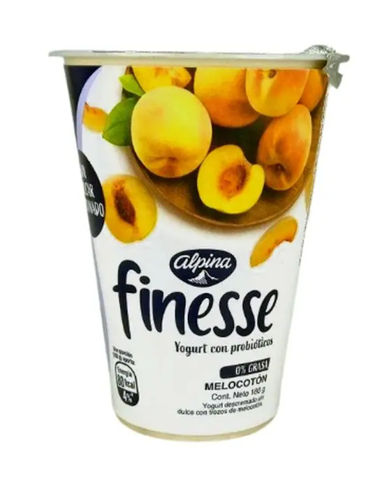 [10256-UND] YOGURT FINESSE MELOCOTON 180 G UND