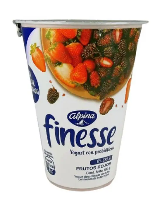 [10259-UND] YOGURT FINESSE FRUTOS ROJOS 180 G UND