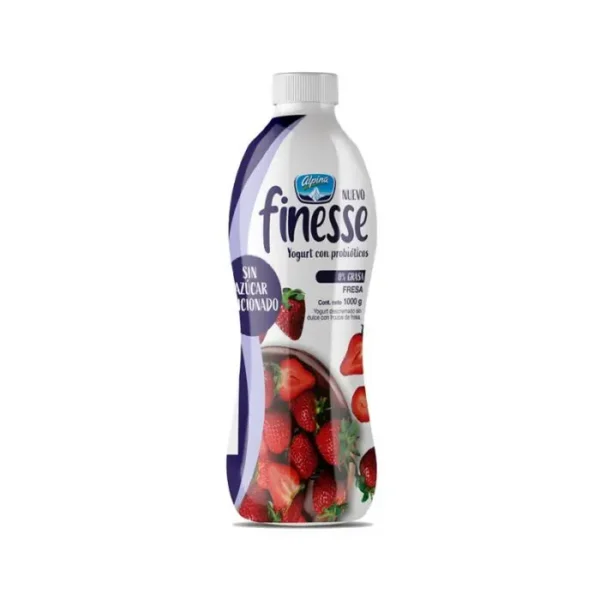 [11066-UND] YOGURT FINESS FRESA 1000 ML UND