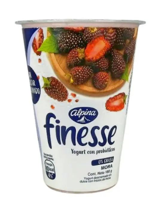 [10255-UND] YOGURT FINESSE MORA 180 G UND
