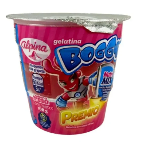 [12900-UND] GELATINA BOGGY FRESA PREMIO 108 G UND