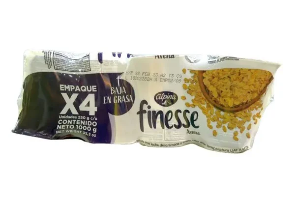 [764-4UN] AVENA LIQ ALPINA FINESSE 250 ML 4 UND