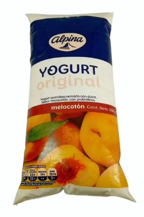 [10234-UND] YOGURT ALPINA MELOCOTON 900 G UND