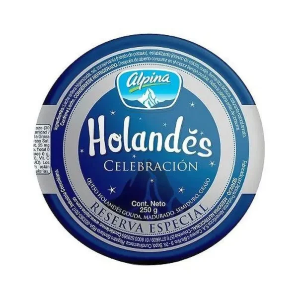 [8587-UND] QUESO HOLANDES AZUL ALPINA 250 G UND