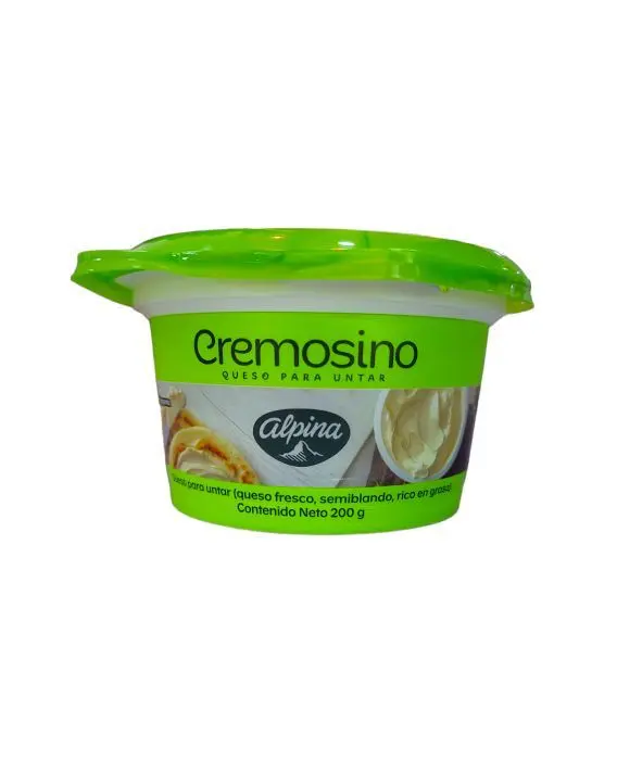 [702-UND] QUESO CREMA ALPINA 200 G UND