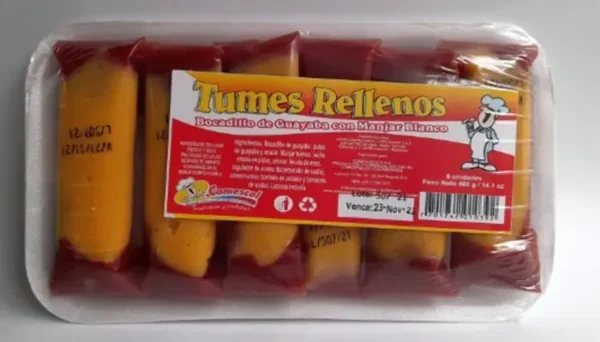 [1332-UND] TIPICOS BOCADILLO TUMES RELLENOS 380 GR UND