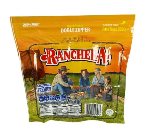 [12360-UND] SALCHICHA RANCHERA PREMIUM 230 G UND