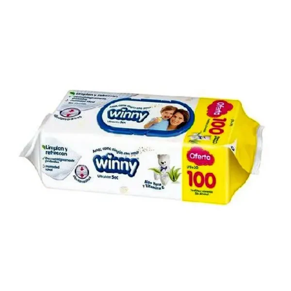 [10875-UND] TOALLITAS HUMEDAS WINNY 100 U UND
