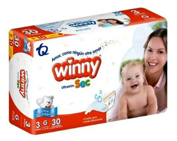 [2648-UND] PANAL WINNY NATURAL 3 G 30 U UND