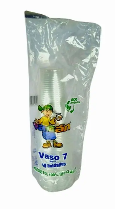 DESECHA VASO VACAN 7 ONZ 50 UND