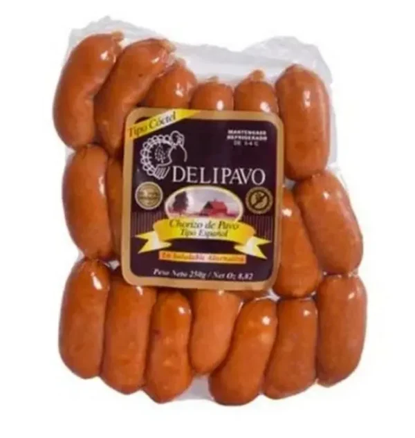 [12733-UND] CHORIZO PAVO DELIPAVO ESPANOL COCTEL 250 UND