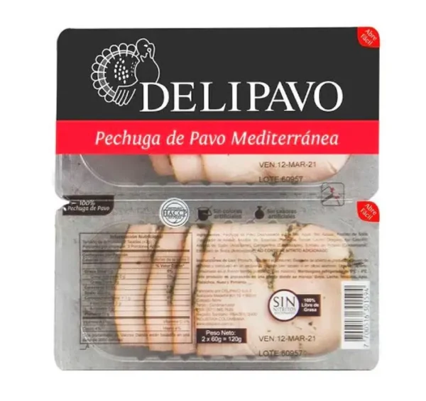 [12937-UND] PECHUGA DE PAVO MEDITERRANEA DELIPAVO UND