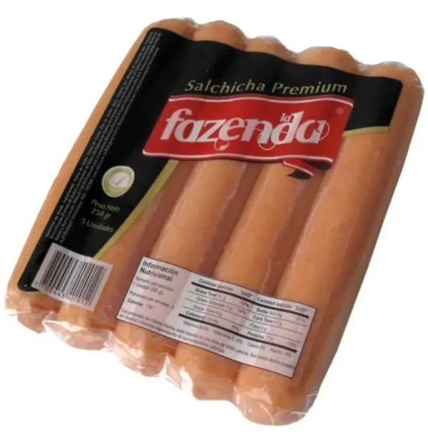 [4680-UND] SALCHICHA LA FAZENDA DE CERDO 250 GR UND